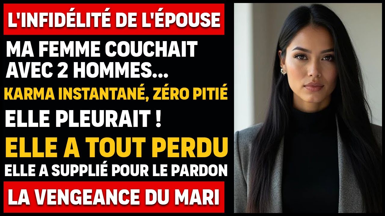 Ma Femme Couchait Avec 2 Hommes. 4 Ans De Mensonges. Elle A Tout Perdu. Même Ses Amants La Haïssent.