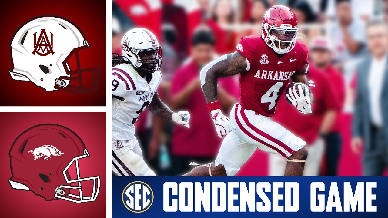 Arkansas Razorbacks vs. Alabama A&M Bulldogs | Condensed Game | 2025 SEC Football