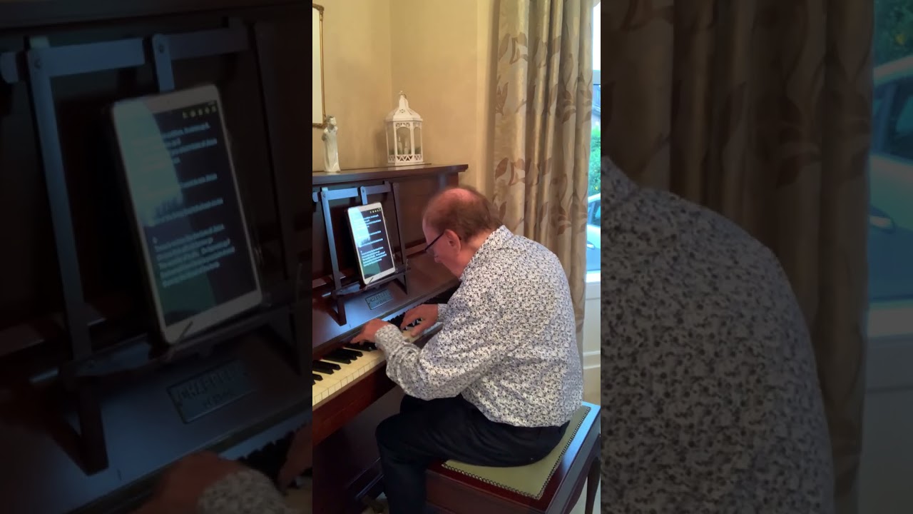 gospel hymns play on the piano with Marc Scott
