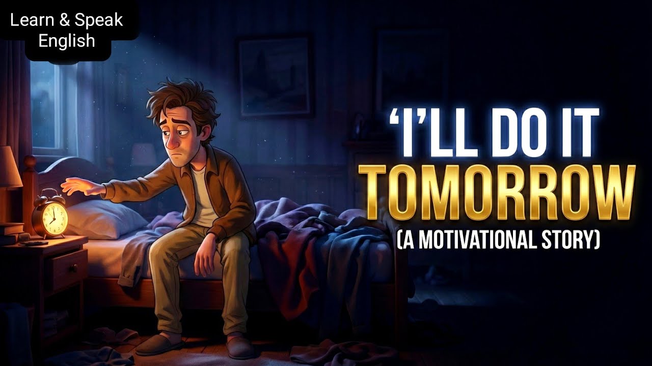 I’ll Do It Tomorrow… (This Story Will Change You) | Learn English 