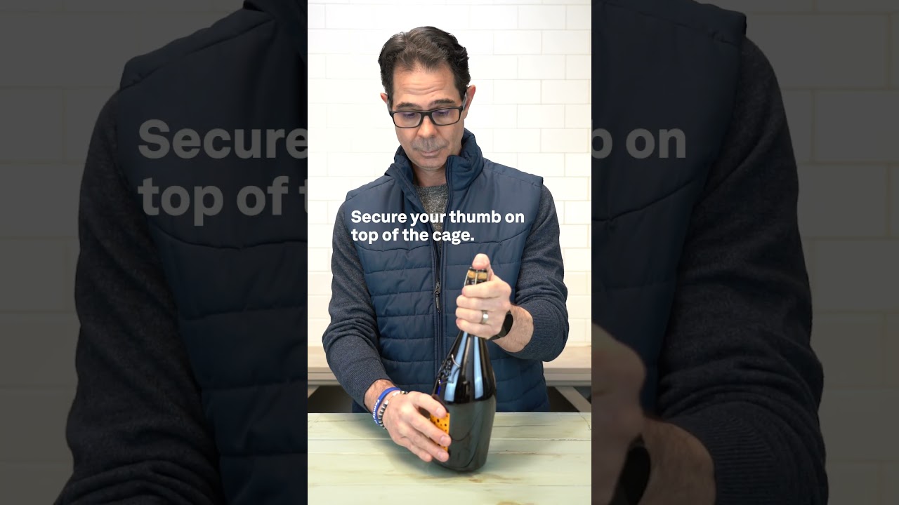 How to Open a Champagne Bottle, Correctly