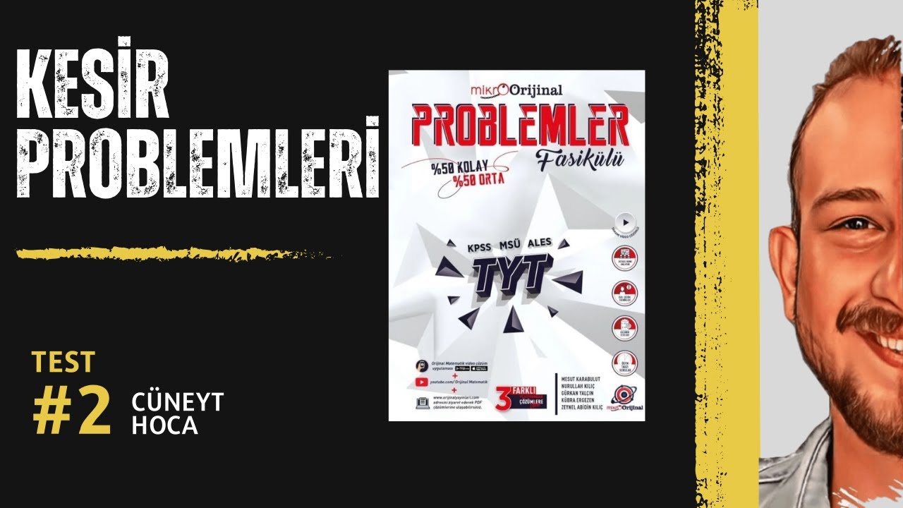 Kesir Problemleri TEST-02 | MİKRO ORİJİNAL PROBLEMLER FASİKÜLÜ