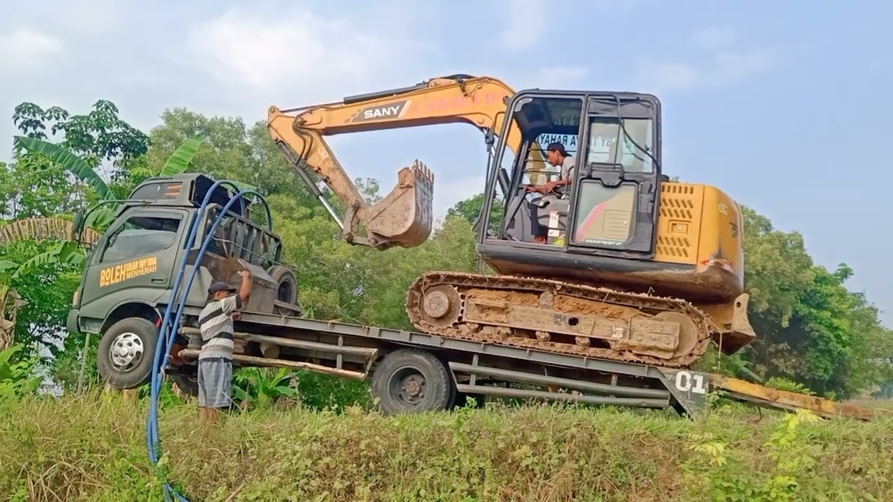Excavator Cakra 04 Pindah Lokasi Pembuatan Kolam #cvalbytasyarahayu