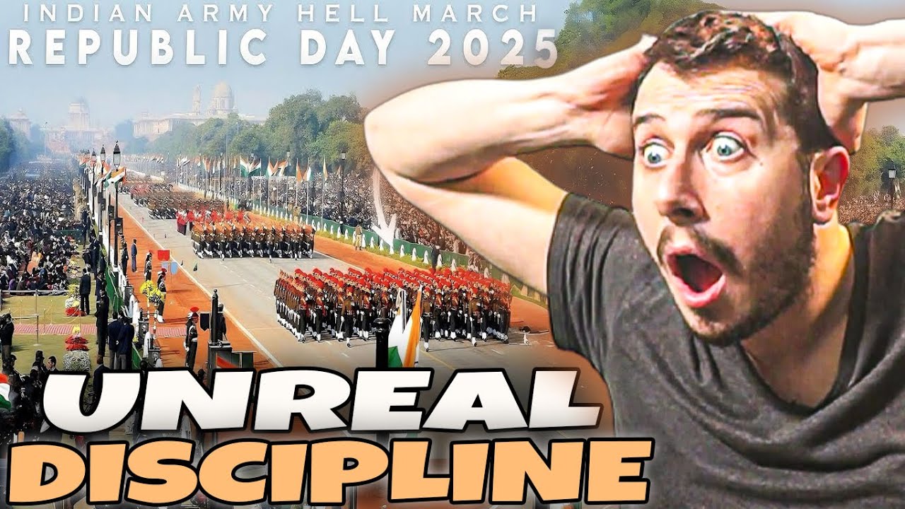 🇮🇳 Indian Army Hell March Reaction – Republic Day 2025 Parade