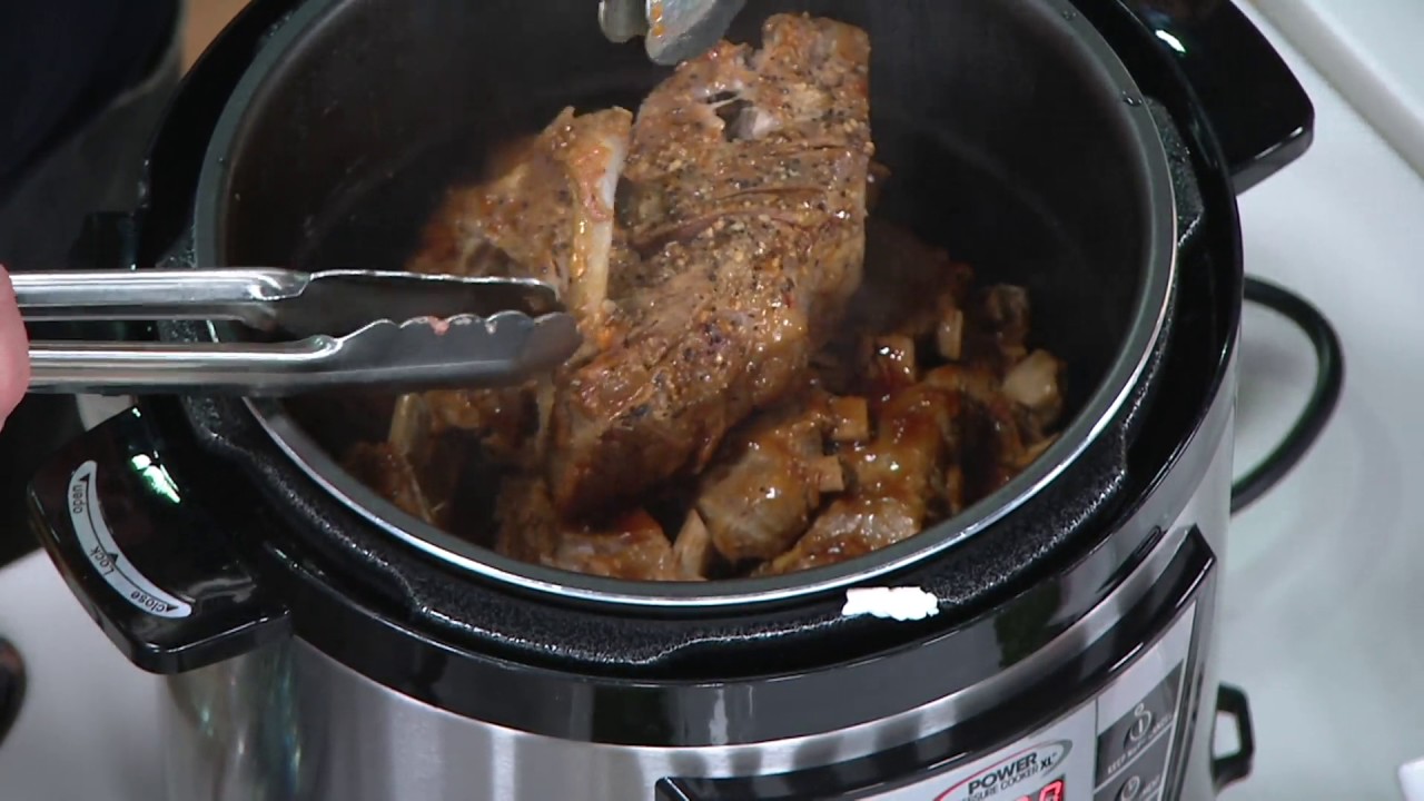 Power Pressure Cooker XL Digital 8 qt. Pressure Cooker w/ Dual Racks on QVC