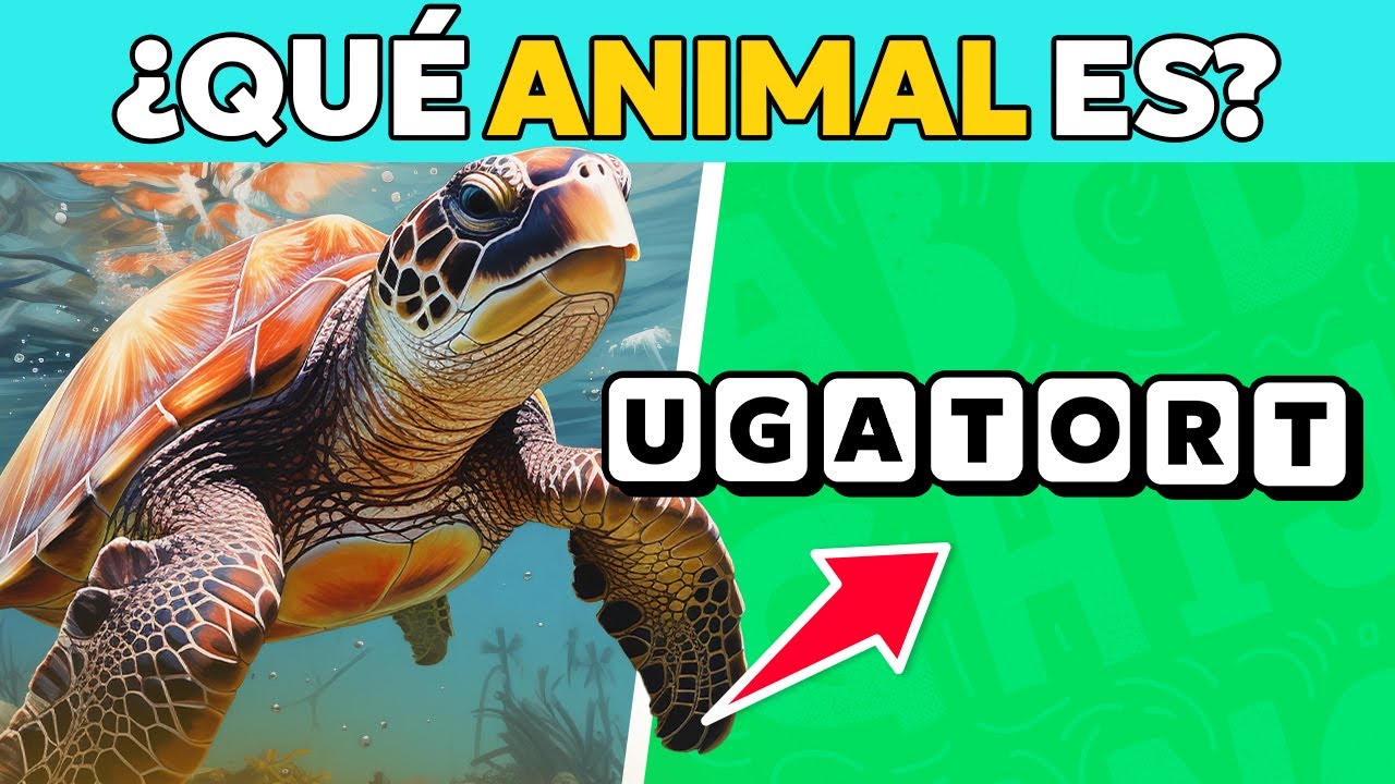 ¿Qué Animal Es? Adivina El Animal Con Letras Desordenadas 🦁