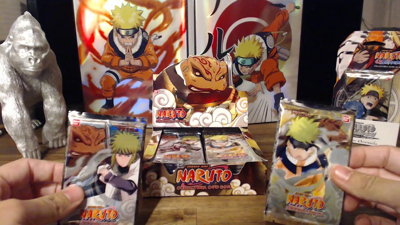 Naruto CCG, Set 11, Approaching Wind Booster Box Opening!