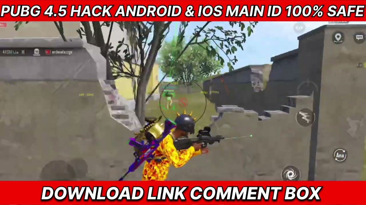 Pubg Mobile hack 4.5 (New 4.5 Version Inbuilt Esp Mod) | Pubg Mobile Gl+Kr