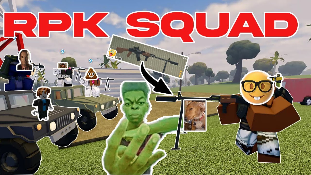 The RPK SQUAD In The WEAPONS UPDATE | Apocalypse Rising 2 (ROBLOX)