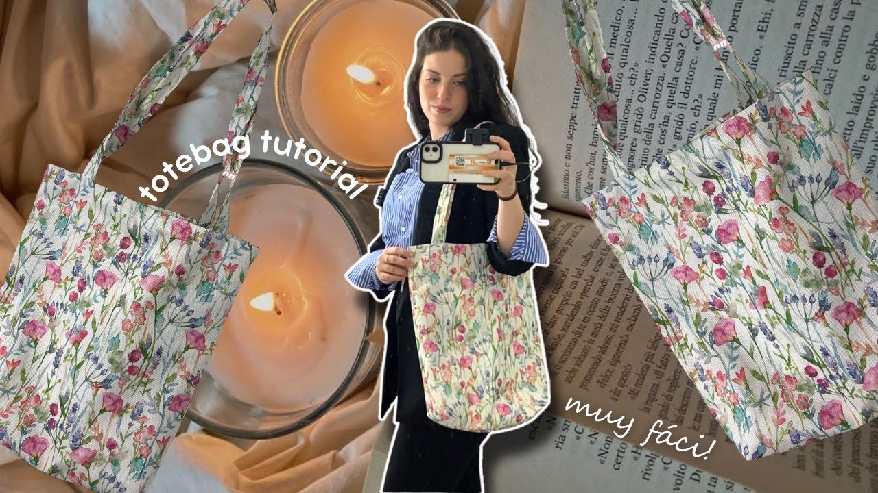 COMO HACER UNA TOTEBAG | PATRÓN GRATIS | MUY FÁCIL Y RÁPIDO