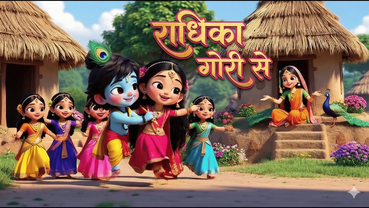Radhika Gori Se | राधिका गोरी से | Little Krishna Bhajan | Hindi Bhajan for Children