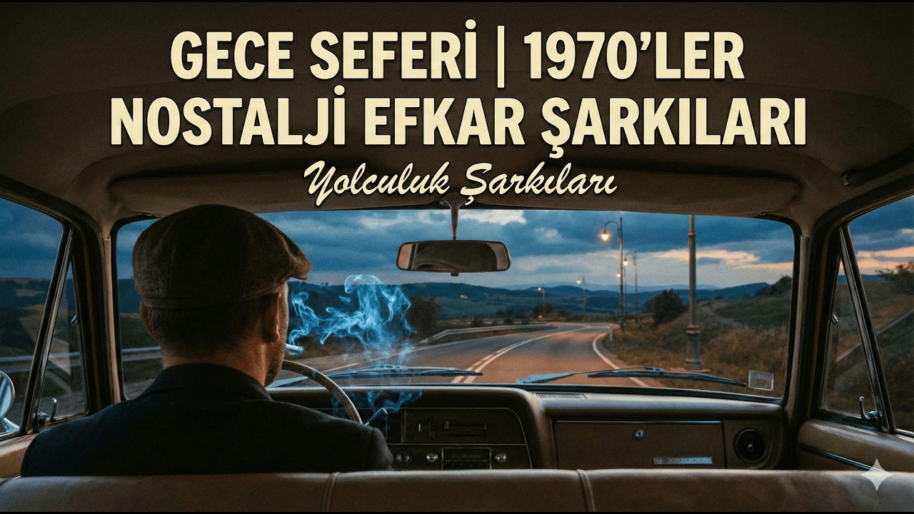 70'ler 80'ler Nostalji Gece Yolculuğu: Gece Seferi |  Efkar Şarkıları (Full Albüm)