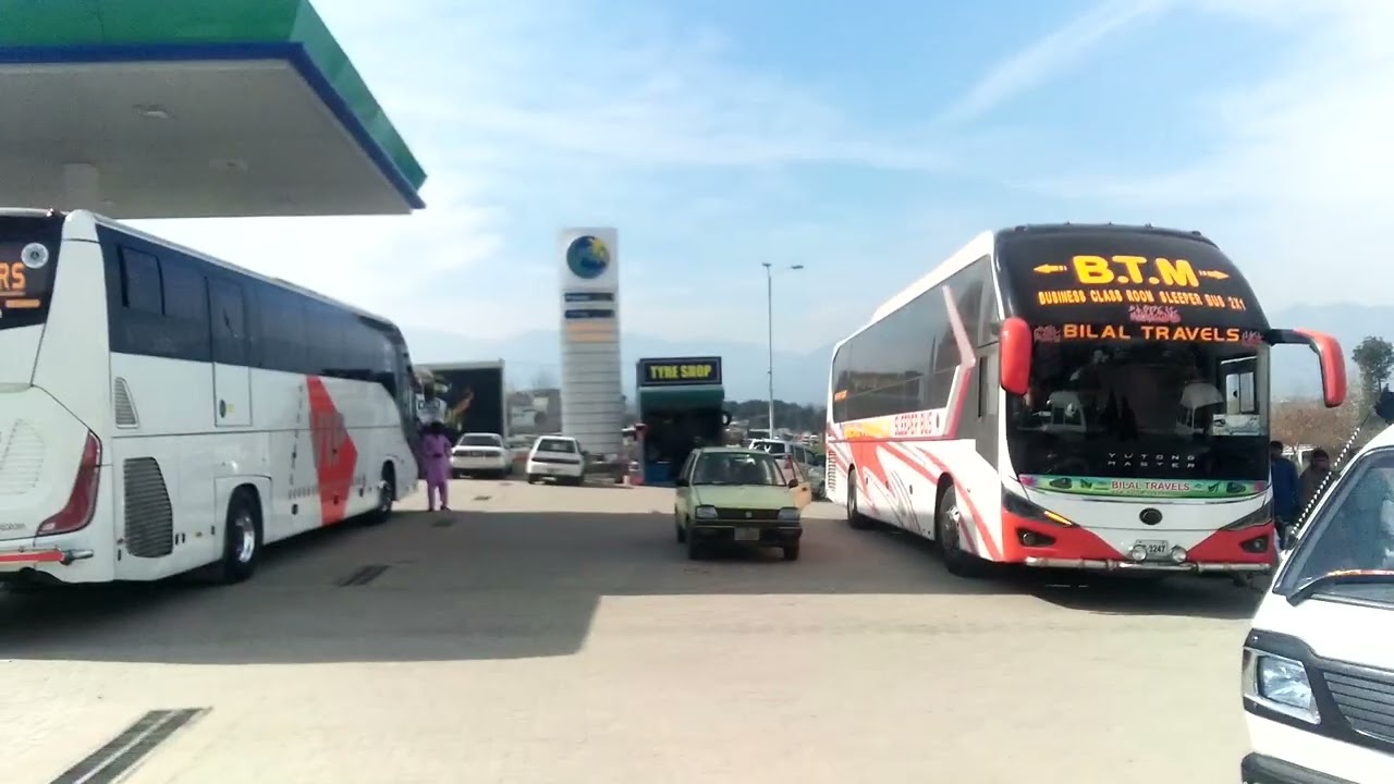 B.T.M SLEEPER || MANSEHRA TO KARACHI 🚞 || LARI AADA PANO INTERCHANGE 🚉