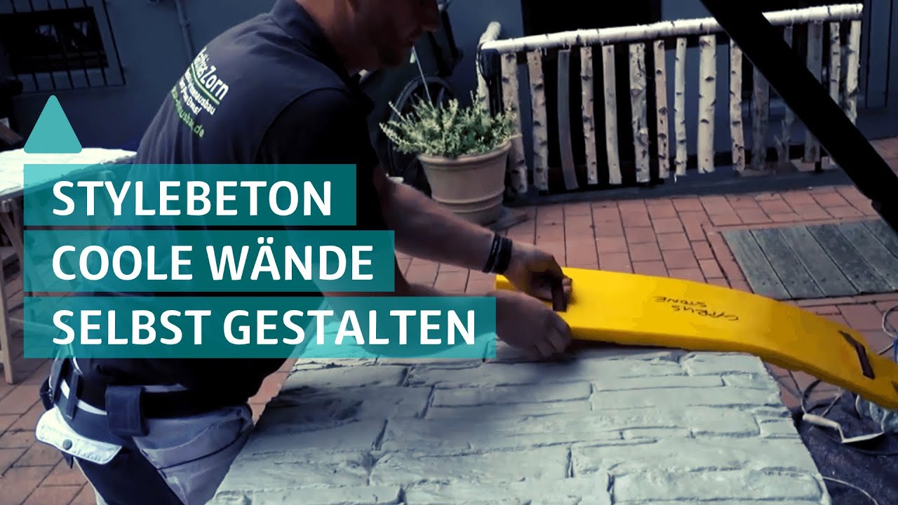 Style Beton: So kann sich jeder eine Natursteinwand leisten | BAUEN & WOHNEN