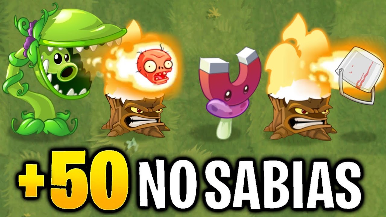 +50 COSAS INCREIBLES que DEBES DE SABER en Plantas Vs Zombies 2