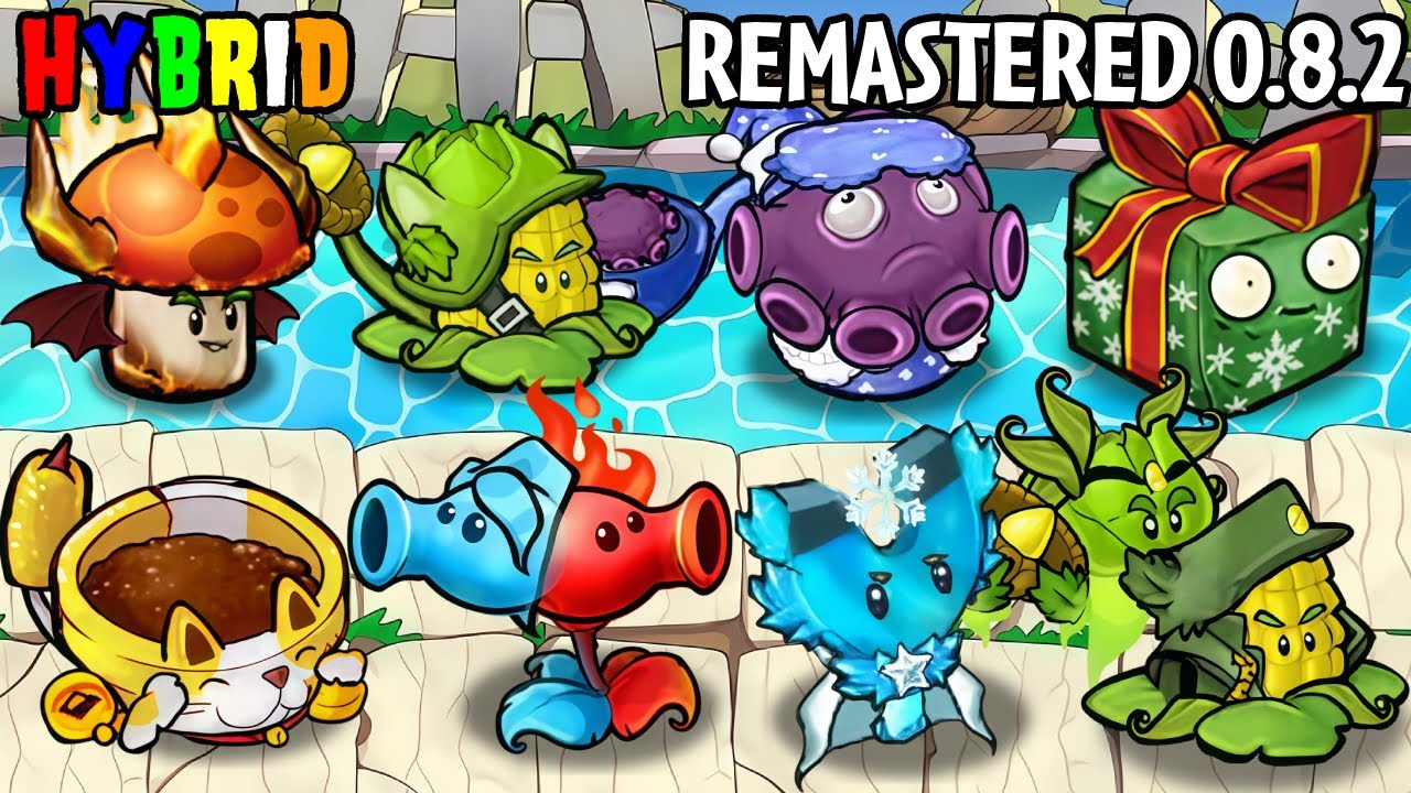 (APK/PC) Plants vs Zombies HYBRID Remastered 0.8.2 Puzzle Big Update | Game NHP