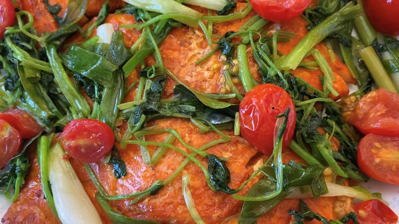 Grilled Salmon ASMR Cooking