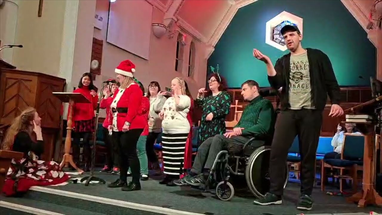 White Christmas with Makaton signing