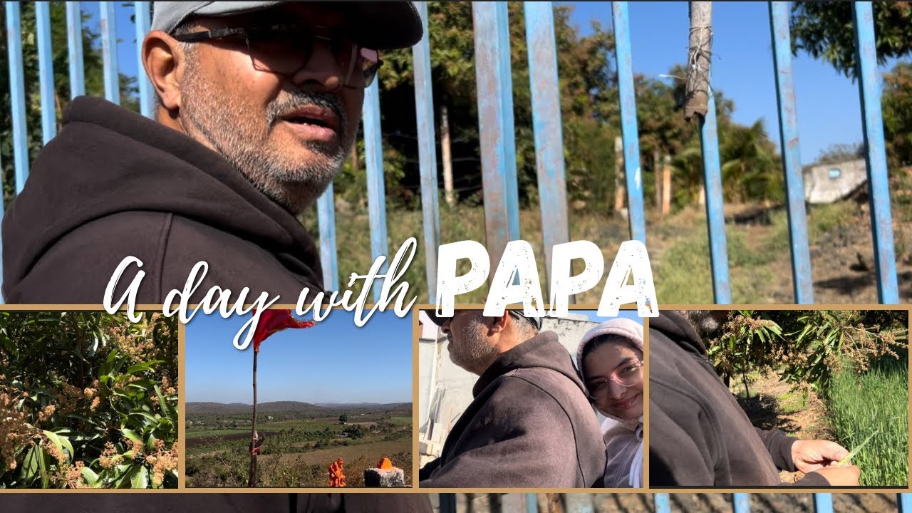 Vlog 4 | A day with Papa at farm🌾🚜