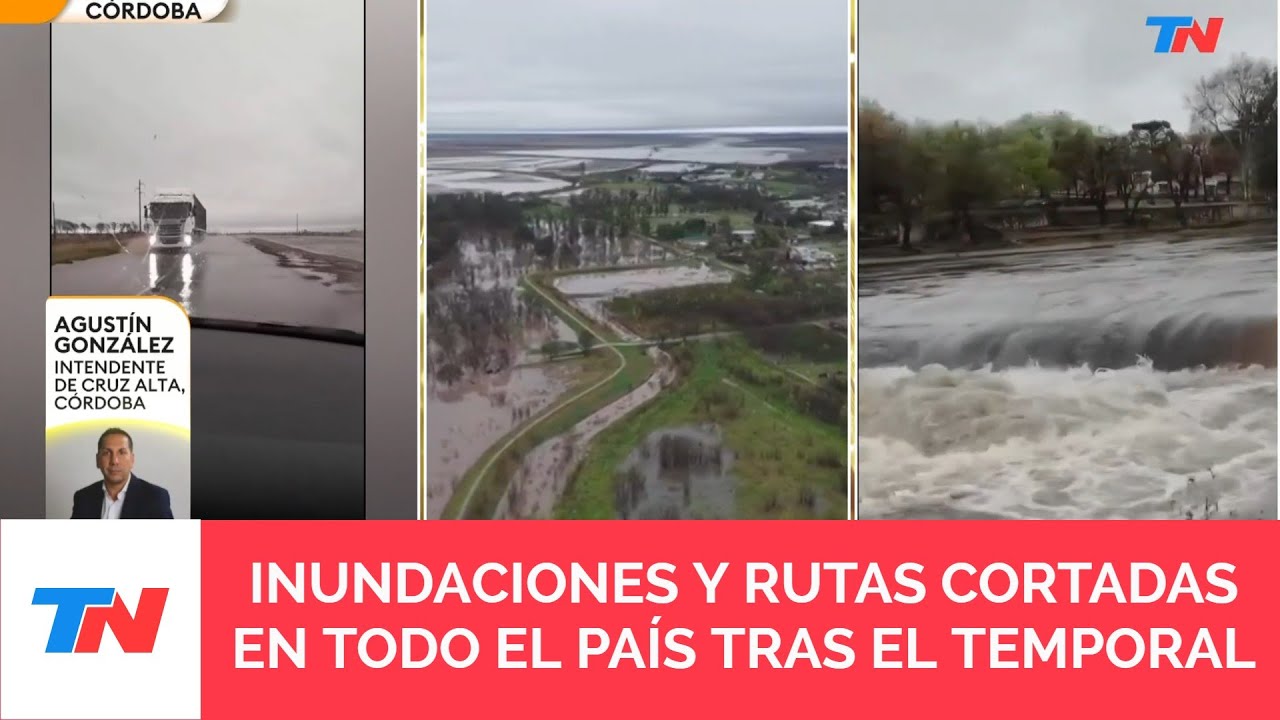Inundaciones, rutas cortadas y campos anegados tras el temporal: pérdidas millonarias en el campo