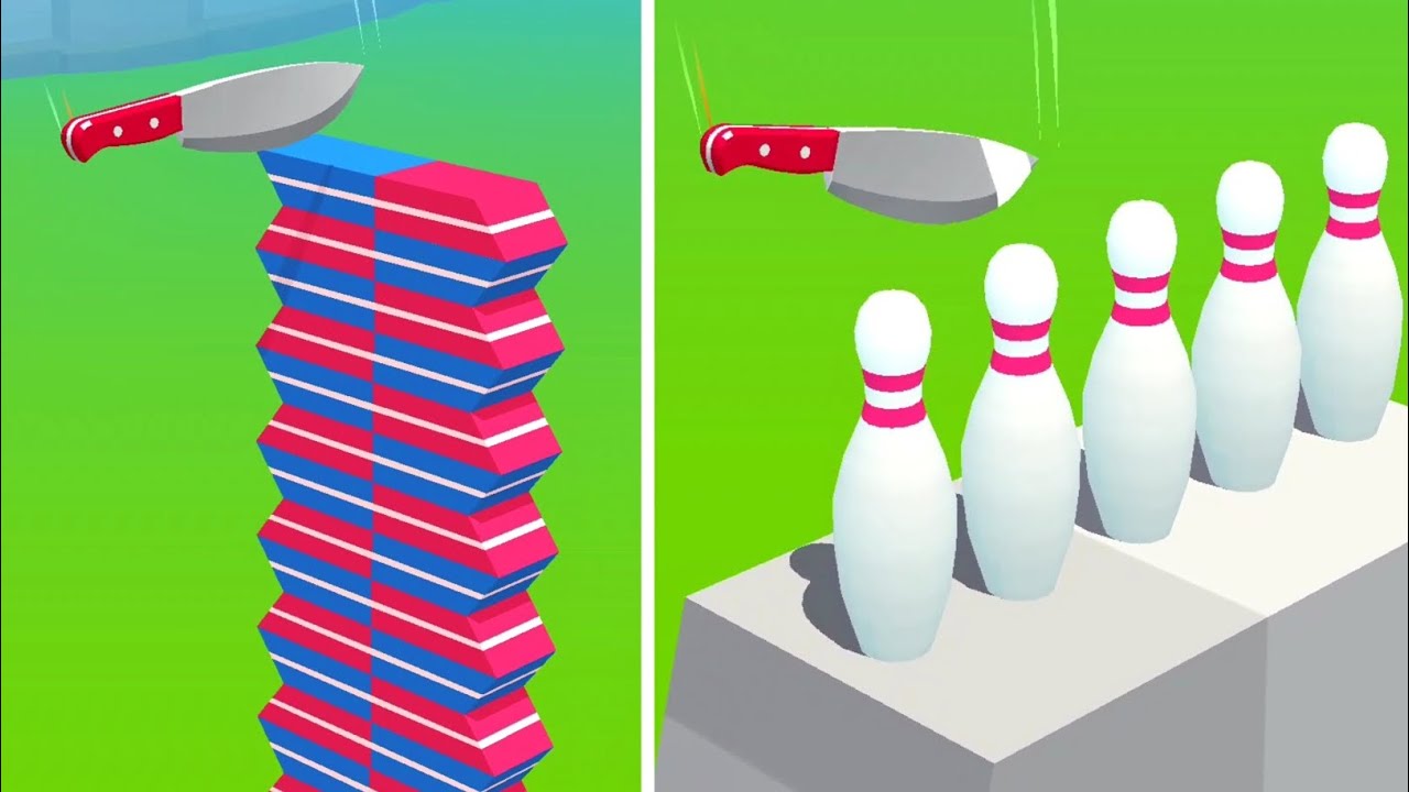 Slice It All Gameplay! Satisfying and Relaxing ASMR Slicing Video