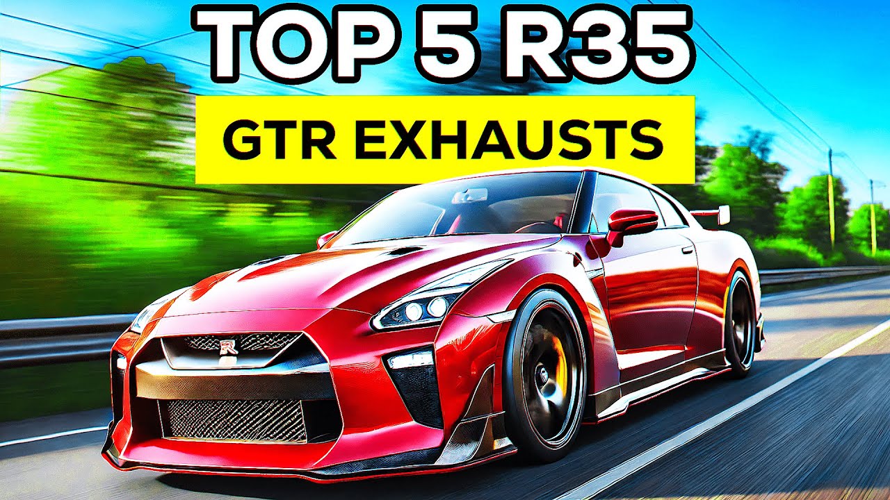 TOP 5 EXHAUST SYSTEMS FOR R35 GTR! (Boost Logic, Armytrix, iPe, Fi, Valvetronic Designs)