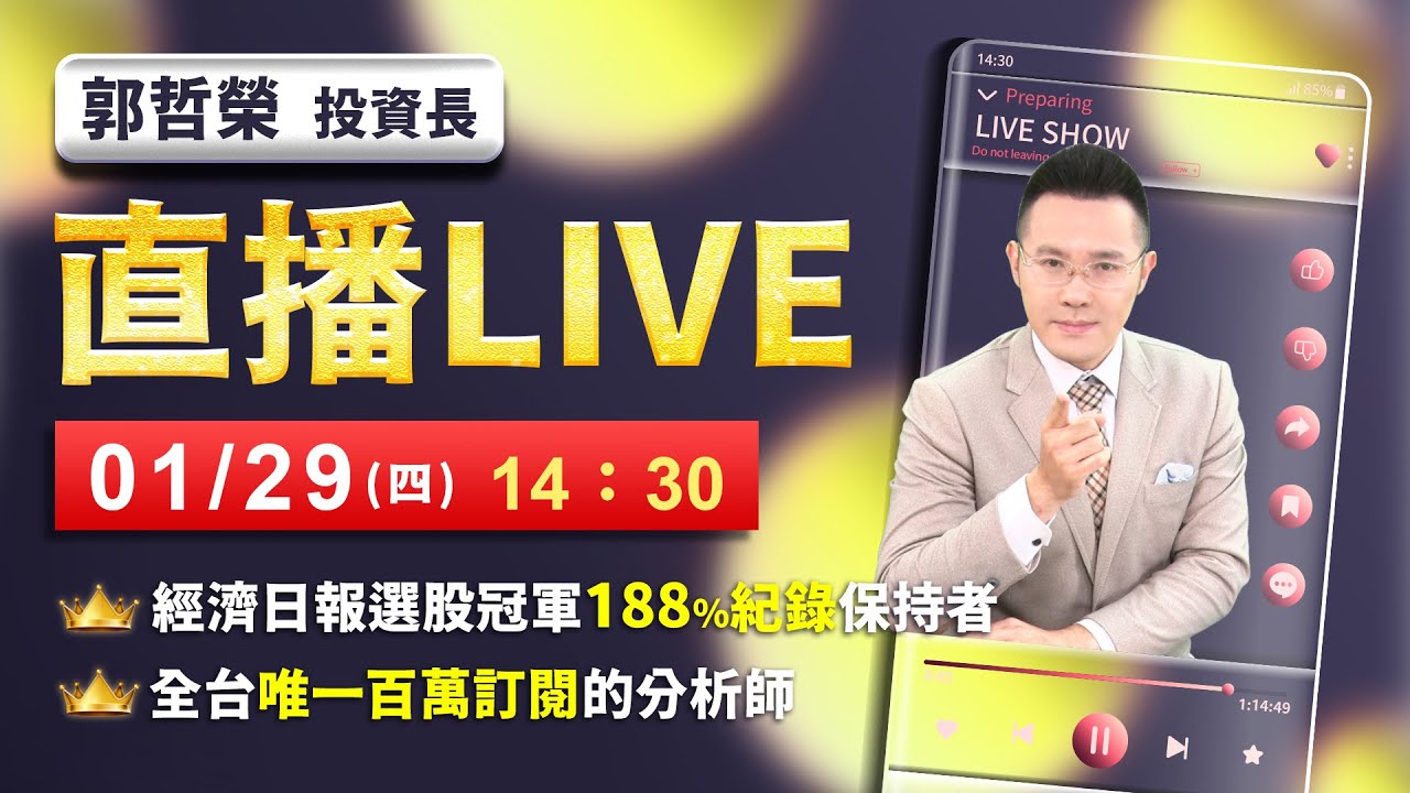 【旺宏獨強 記憶體怎麼了! 台股有大事發生?】2026.01.29(直播)