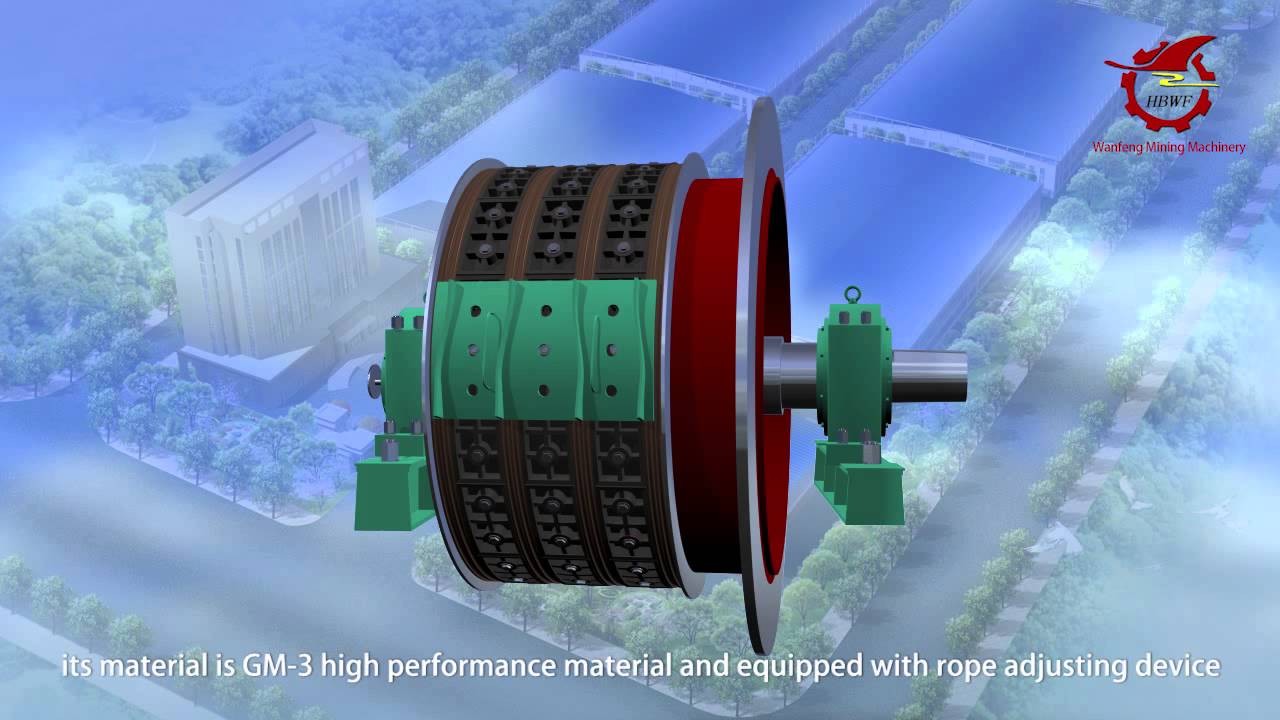 JKMD Type Multi-rope Friction Mining Hoist