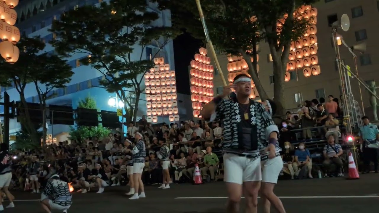2024秋田竿燈まつり　2回目　2024年団体優勝柳町　2024.8.6