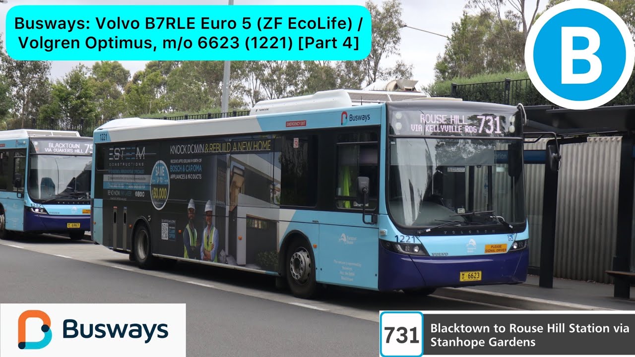 Busways: Volvo B7RLE Euro 5 (ZF EcoLife) / Volgren Optimus, m/o 6623 (1221) [Part 4]