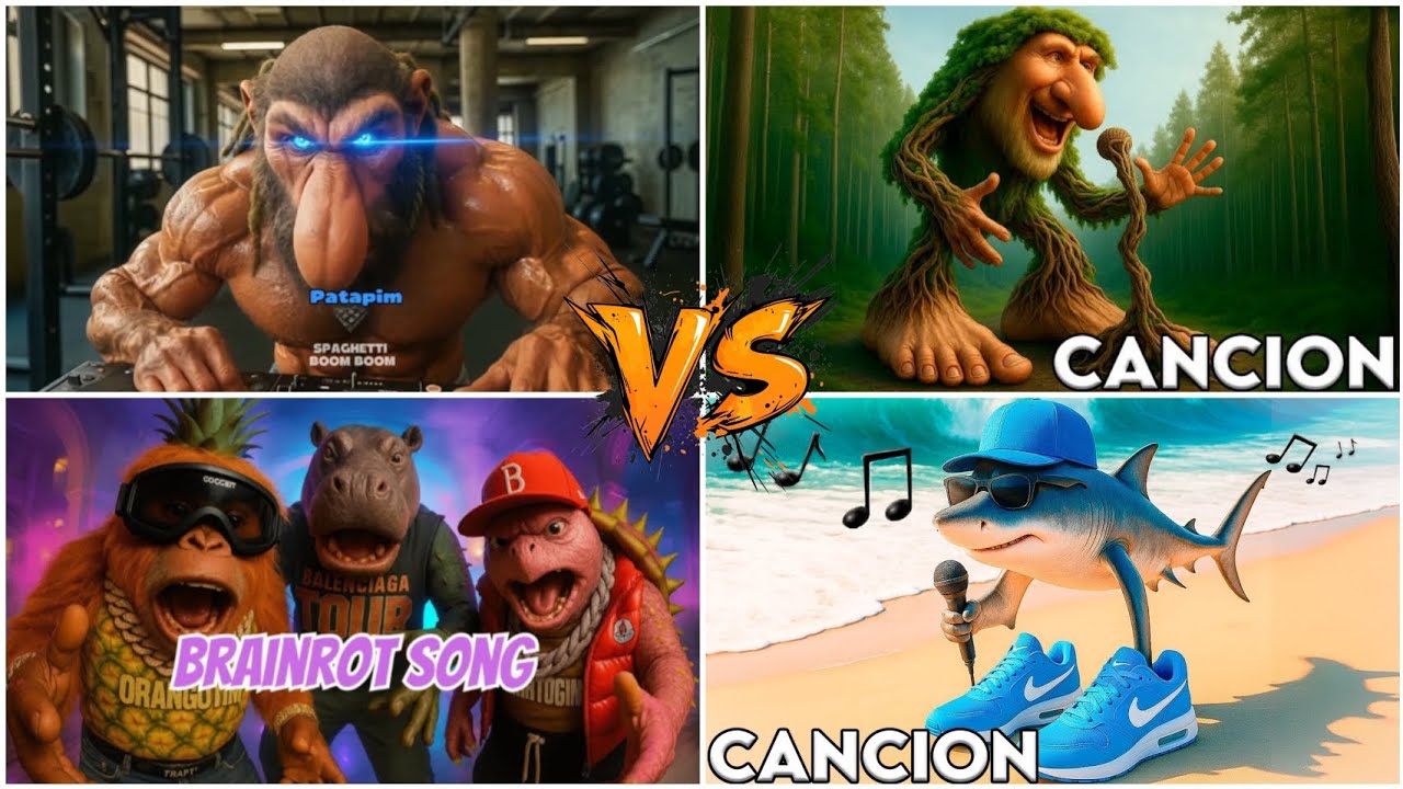 BRAINROT BATTLE🤗💣🆚️BRAINROT SONGS😱💣