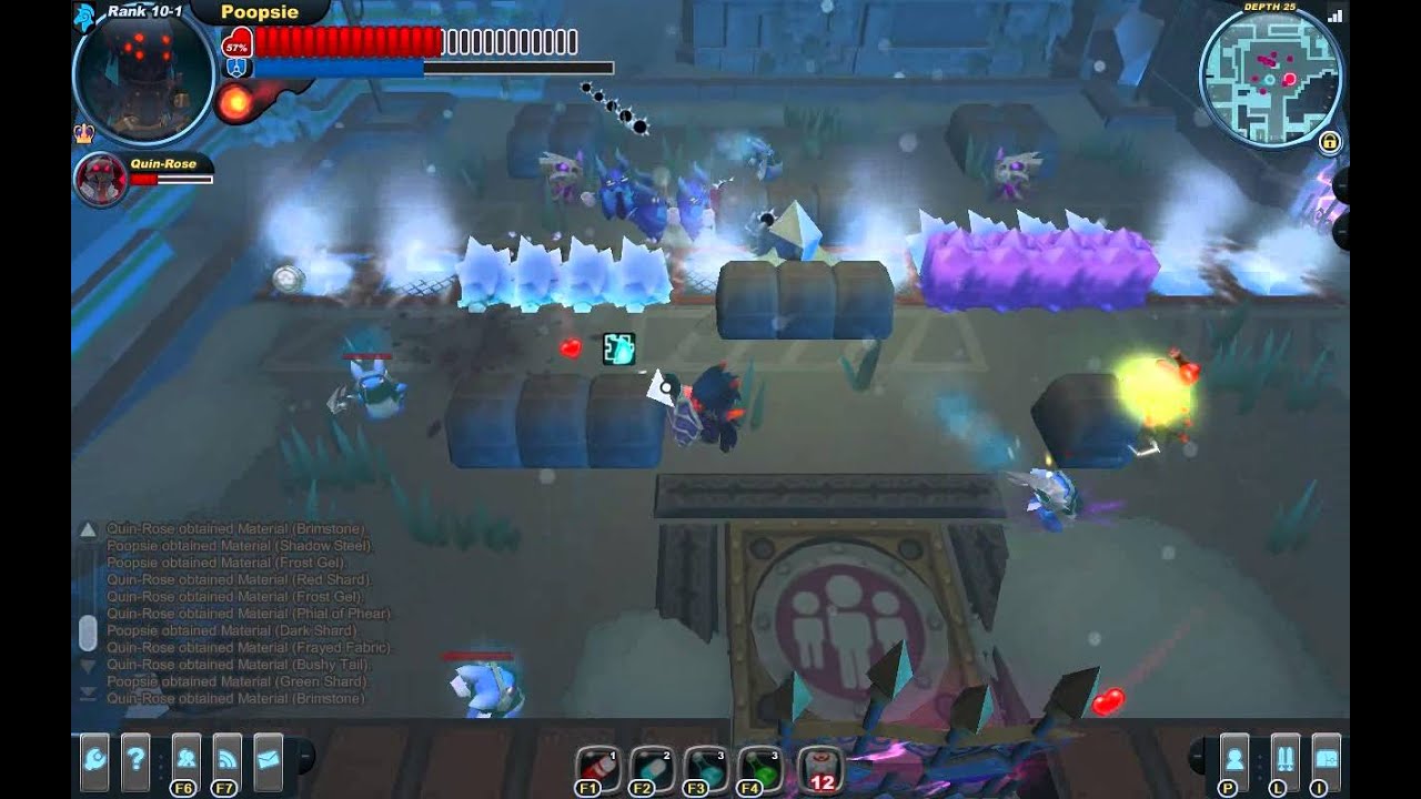 Spiral Knights - Flourish Charges on Heart of Ice