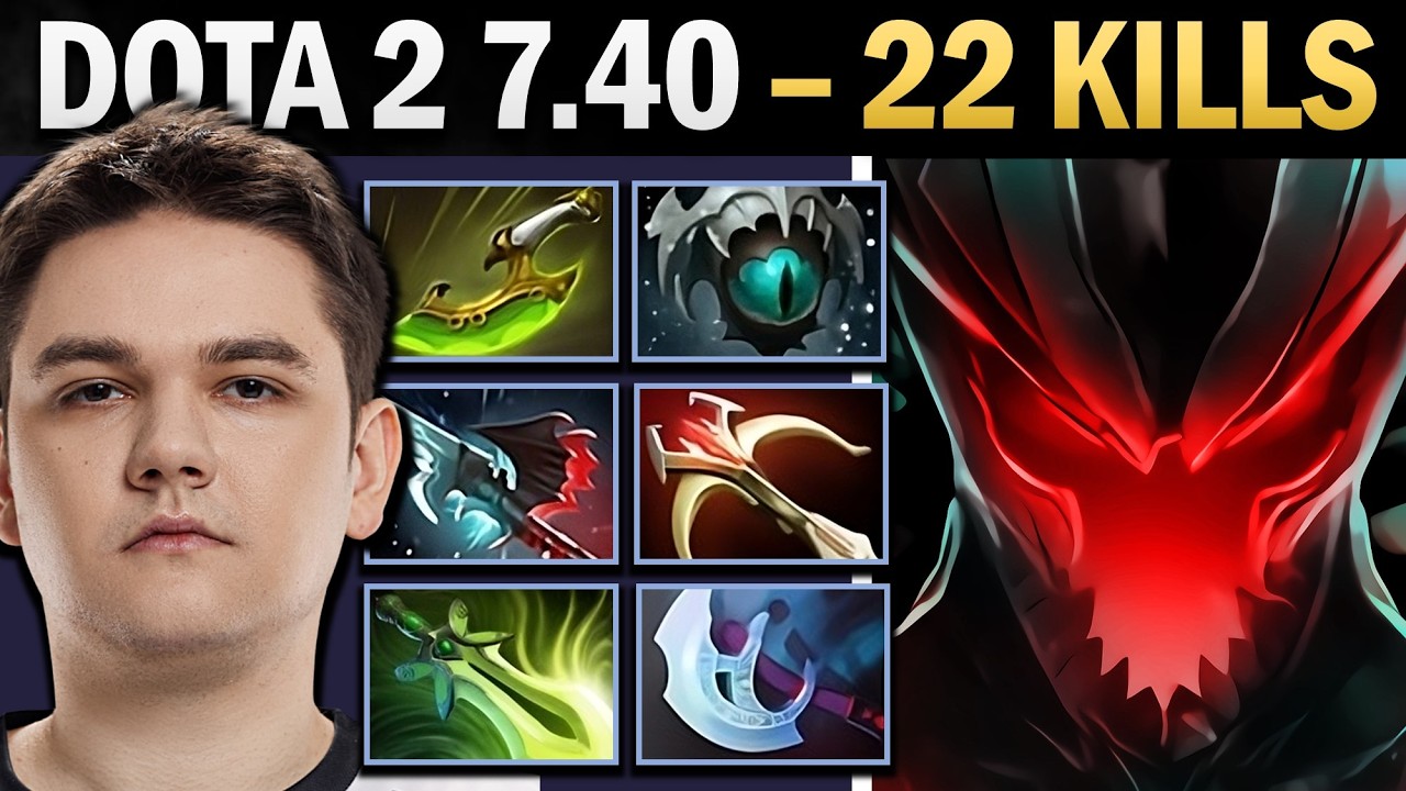 Terrorblade Pro Carry with 22 Kills and Swift - Dota 7.41