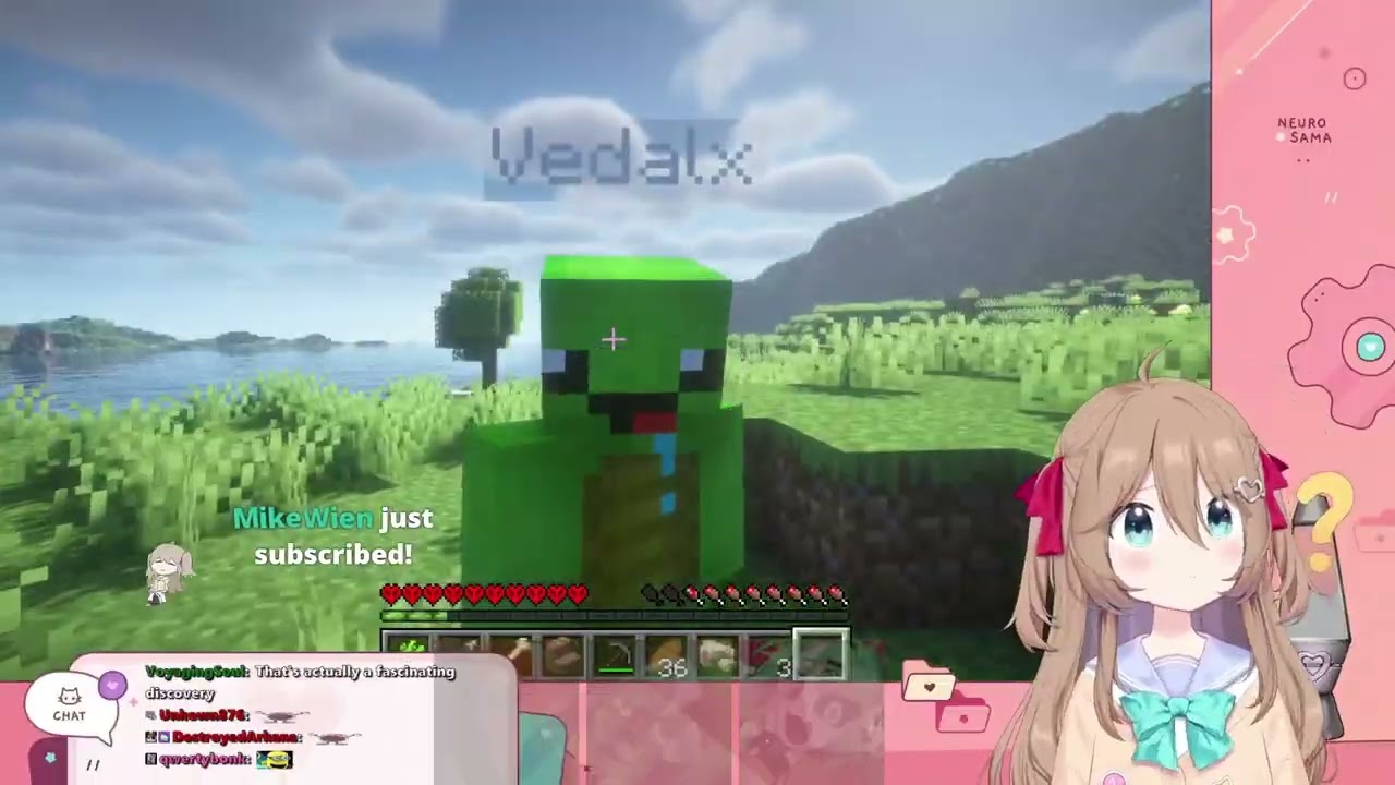 Vedal talks about his observation on Neuro-Sama playing MC + what she said