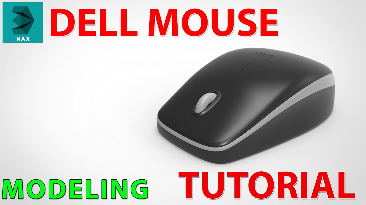 DELL MOUSE IN 3DS MAX l MAX MODELING TUTORIALS