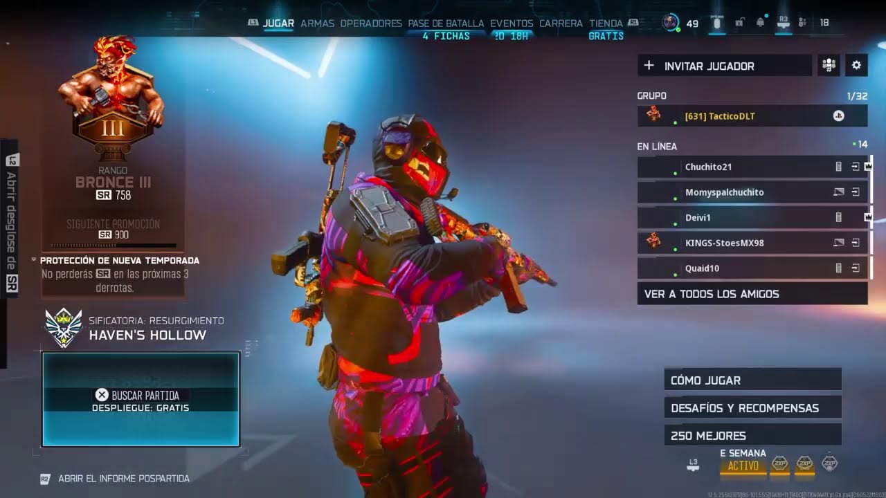 El TacticoDLT Resurgimiento: Clasificatoria Competencia #Warzone #Gameplay #Paratiiii