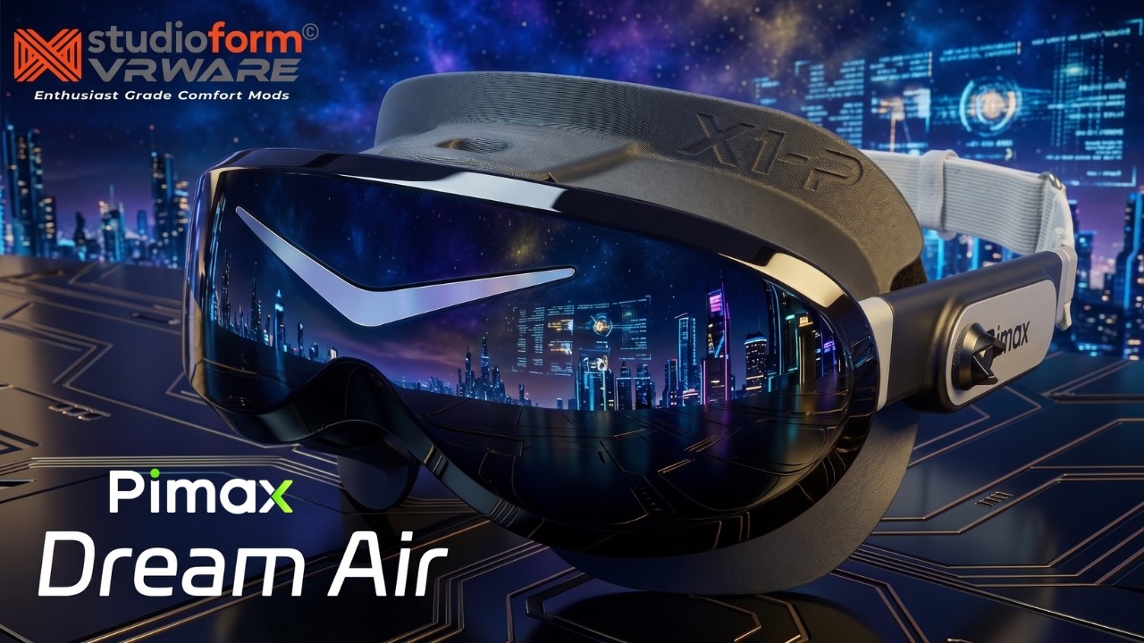 Максимальный апгрейд комфорта Pimax Dream Air! Установка Studioform X1-P и ремешка Apache