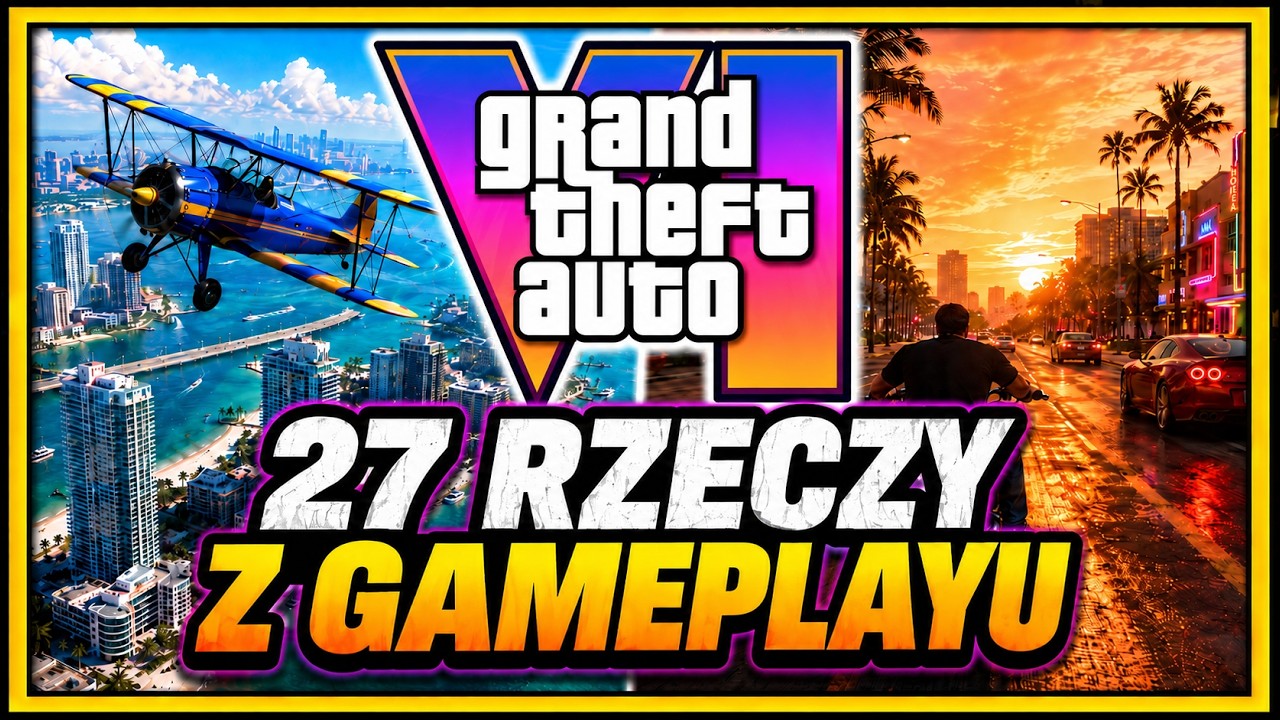 27 RZECZY Z WYCIEKU GAMEPLAY I MAPY GTA 6 - CZĘŚĆ 1
