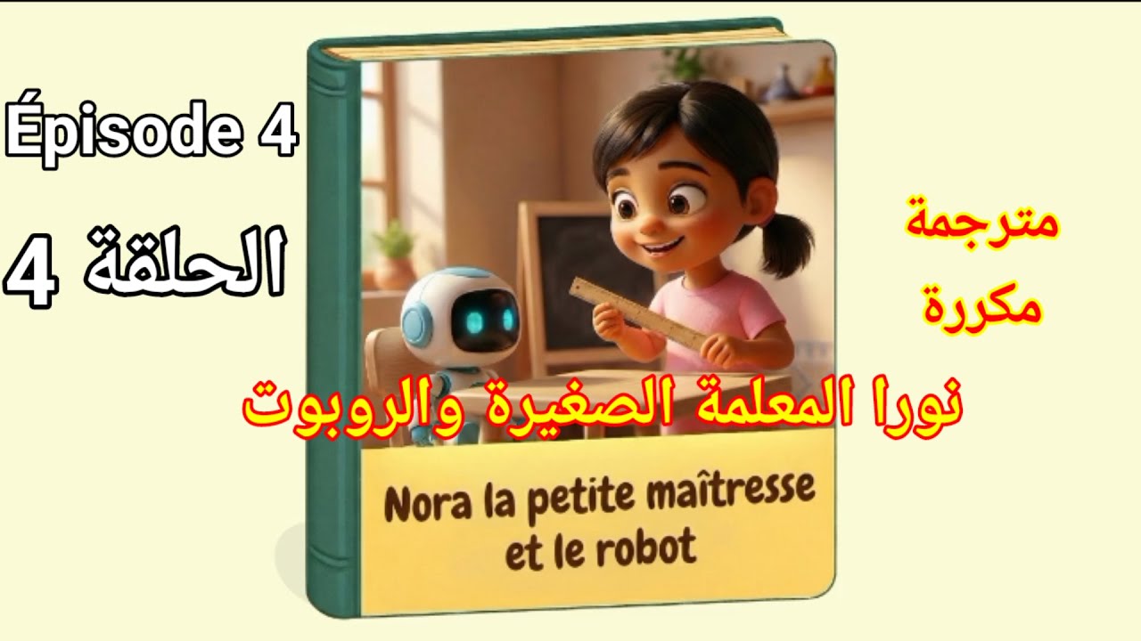 حكاية نورا المعلمة الصغيرة والروبوت الحلقةNora la petite ma&icirc;tresse et le robot 4. Niveau 1&Eacute;pisode4