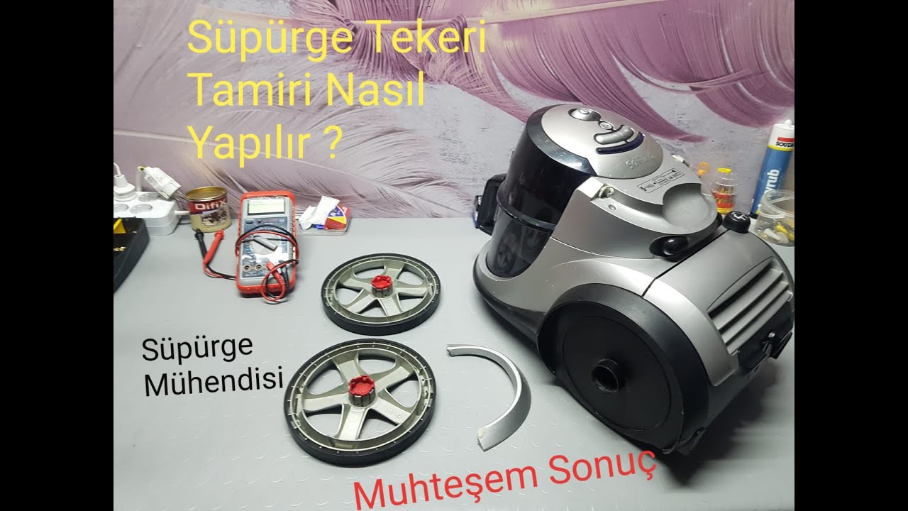 Philips Süpürge Tekerlek Tamiri | Nasıl yapılır ? | Tel: 05526859286