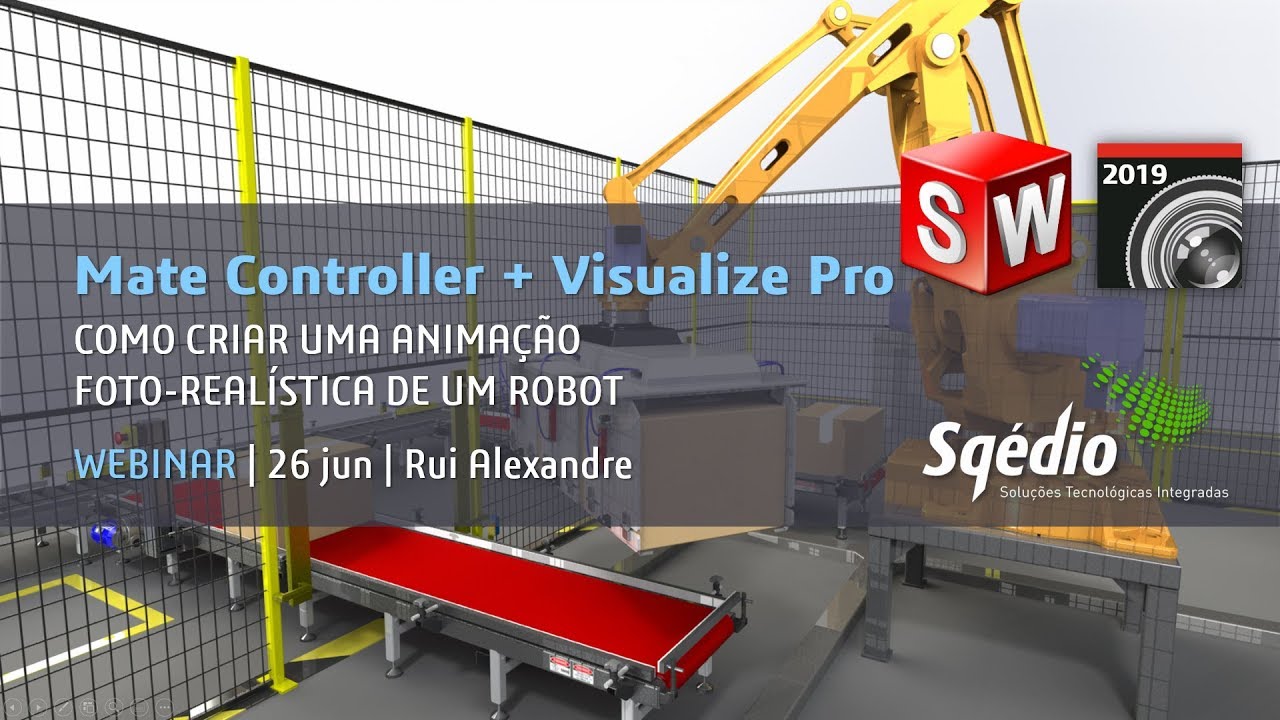 Como animar um robot no SOLIDWORKS