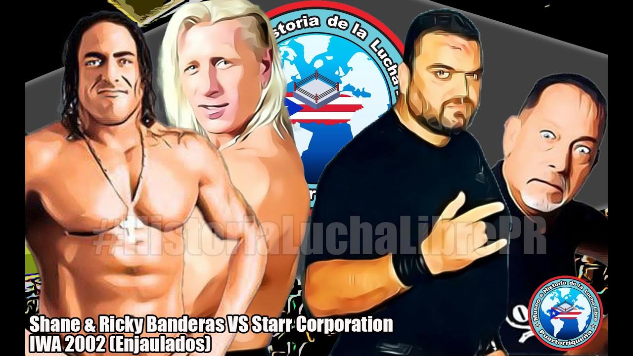 IWA 2002 Ricky Banderas & Shane VS Starr Corporation Enjaulados