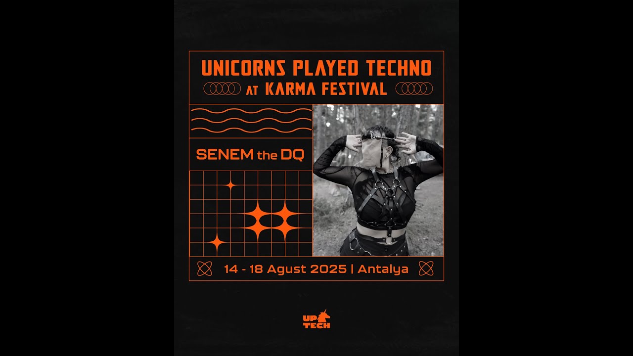 Senem the DQ Groove Techno Live Set | UPTech &mdash;Unicorns Play Techno Selection for Karma Festival 2025