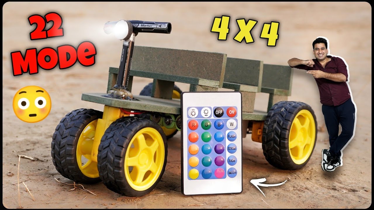 OMG! 😱 How To Make World's First 4x4 Rc Car With 22 Different Modes