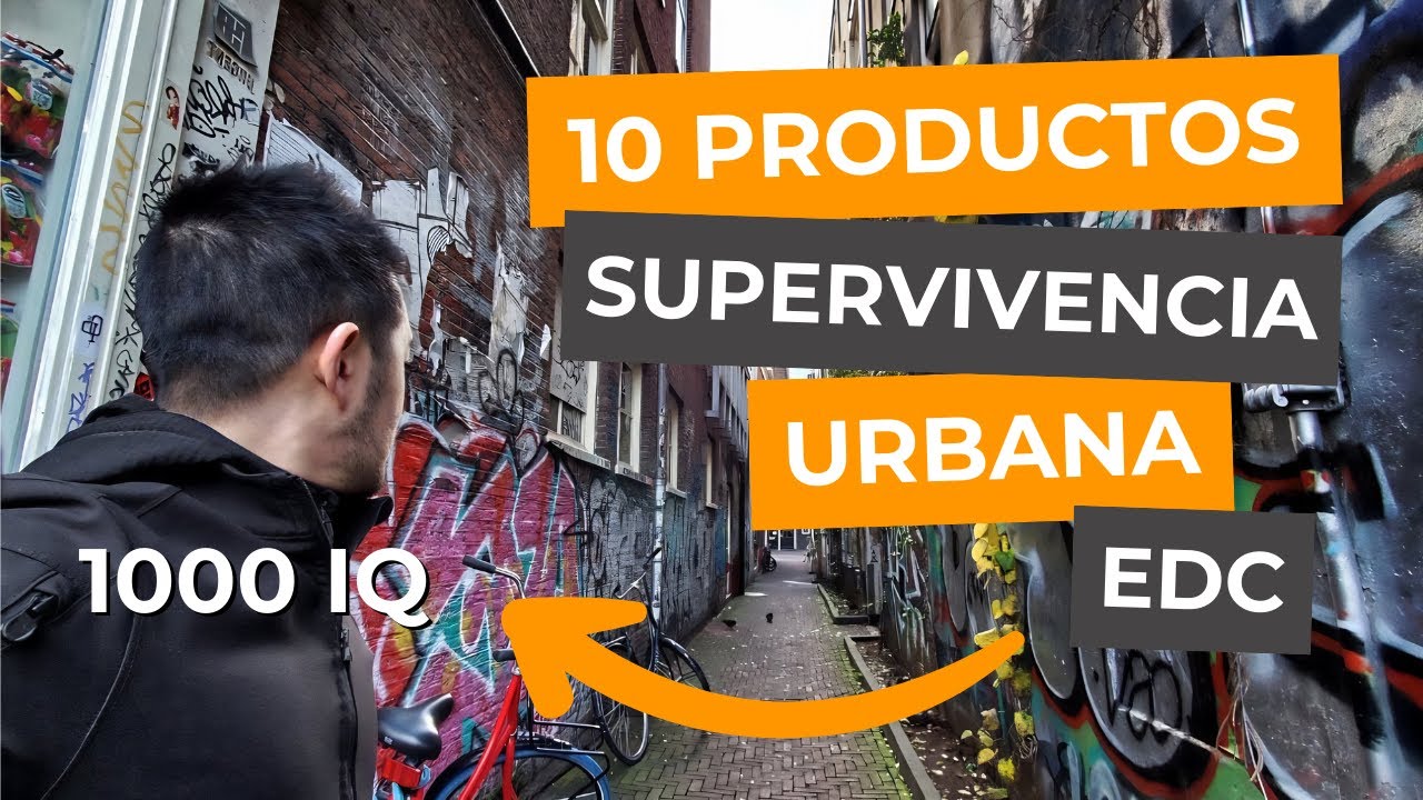 🔶 10 mejores PRODUCTOS EDC de 🔥 SUPERVIVENCIA URBANA 💀