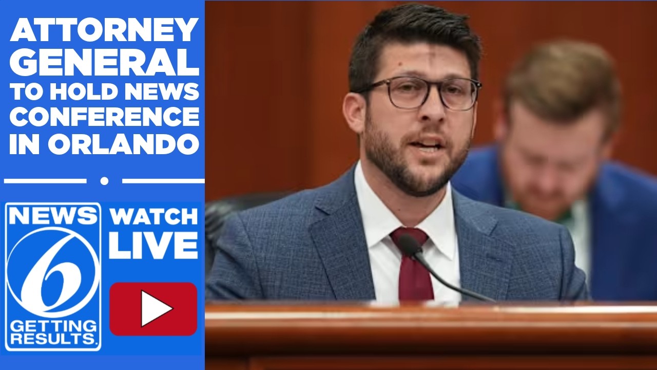 WATCH LIVE: Florida Attorney General James Uthmeier to hold news conference in Orlando