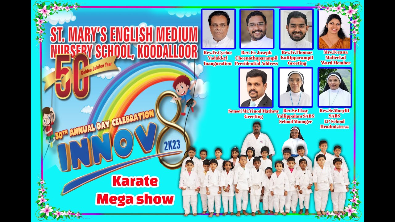 St.Mary's English Medium Nursery School  Koodalloor  50th Annual Day