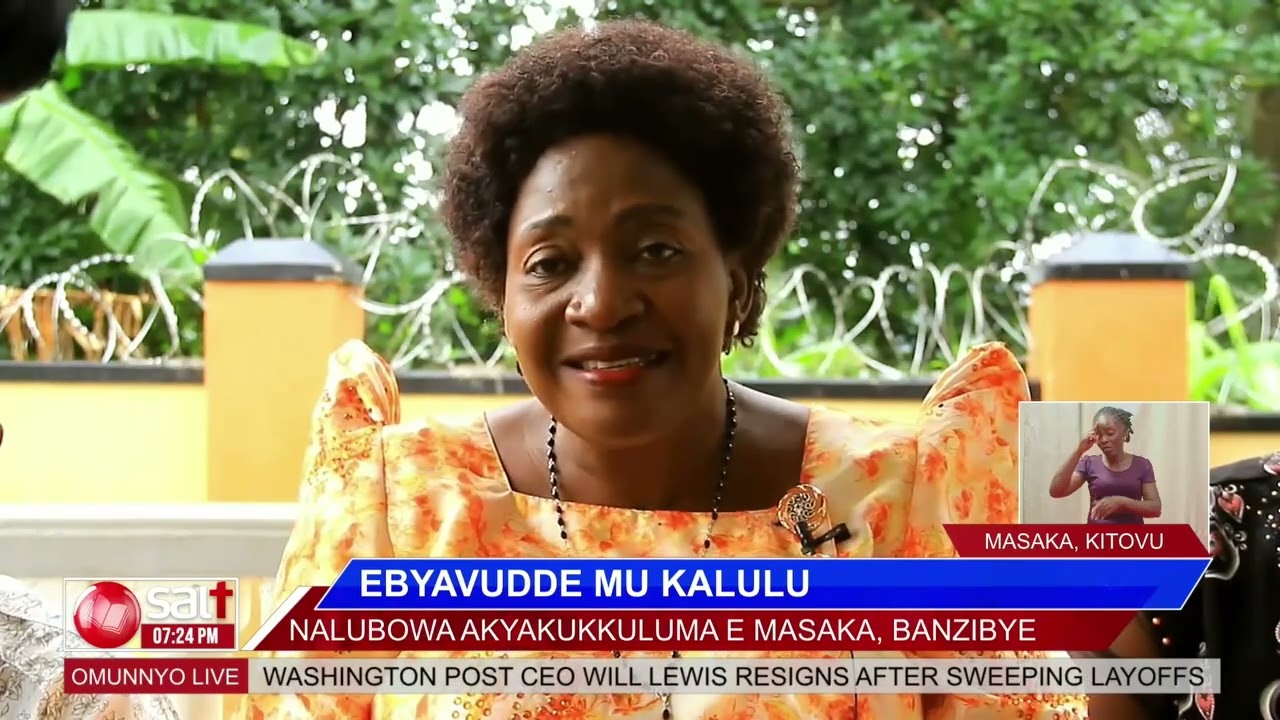 EBYAVUDDE MU KALULU: Nalubowa akyakukkuluma e Masaka, banzibye
