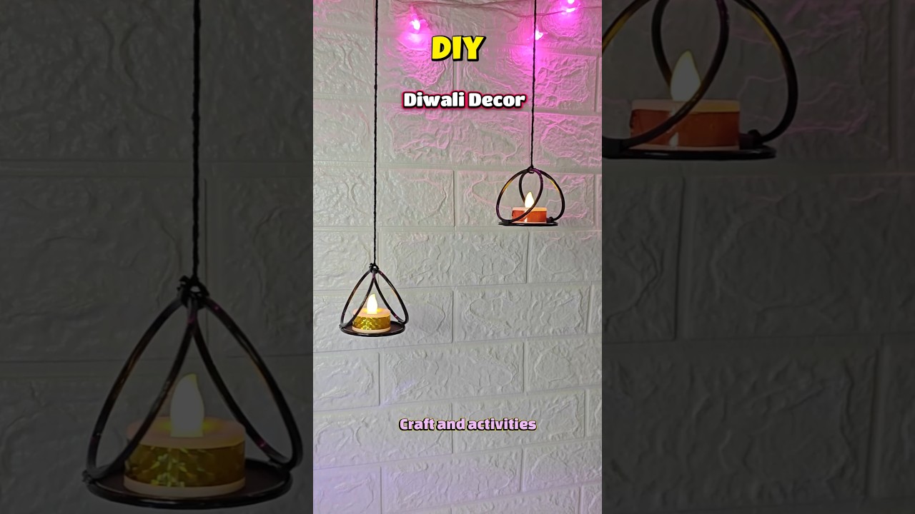 Diy Diwali Hanging Decoration Idea | Reuse Of Old Bangles