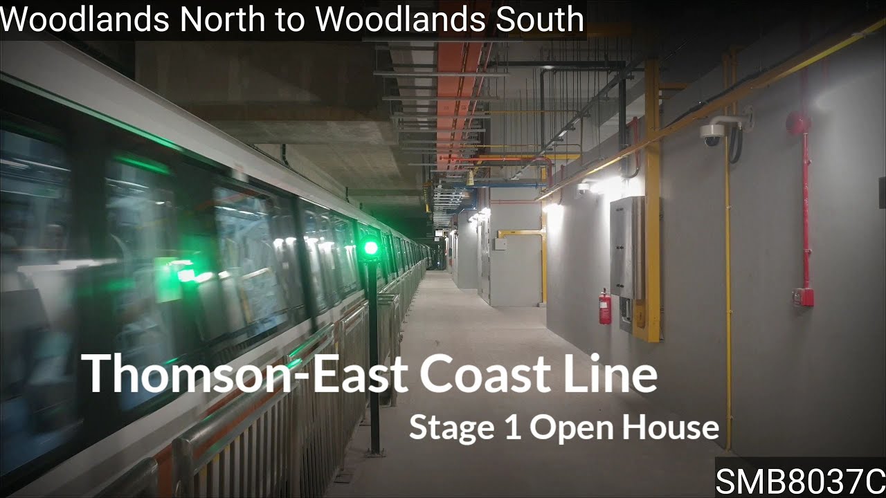TEL Stage 1 Open House Train Ride Woodlands North to Woodlands South